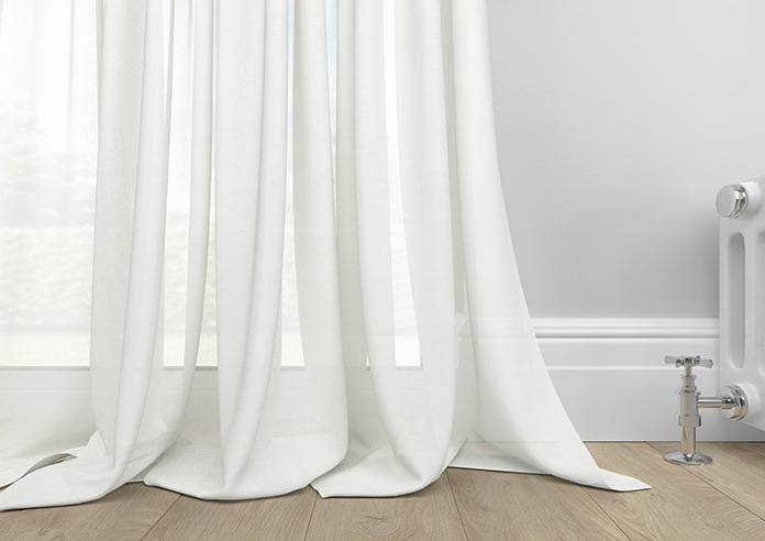 Teramo Voile, Balmy White - Made to Measure Curtains - Image 6